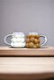 Borosilicate Glass 2-Piece Grape Glass with Handle