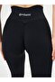 High-Waisted Lycra Sports Leggings with Gathered Hips and Extra Push Up