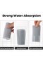 2 Pieces of Gray Duster, Moist Sponge, Water Absorbent Dish Sponge and Brush for Kitchen Cleaning - 2