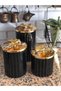 Black Spice Rack Stripe Pattern - 2