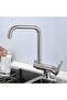 Kitchen Window Sill Folding Sink Faucet with Water Filter Outlet, Nickel Plated, New, 7-Year Warranty, Imported. - 2
