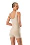 Women's Thick Strap Athlete Corset Gathering Knitted Seamless Silky Firming Body Shaper - 4
