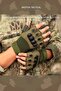 511 Model Tactical Combat Cycling Operation Outdoor Sport Protected Half Fingerless Gloves - 6