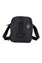 SHIELD RPET Polyester Tablet Utility Bag Black, Compact Travel Bag for Men and Women