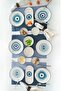14-Piece 6-Person Stackable Evil Eyes Handmade Breakfast SetLuxury Breakfast Set
