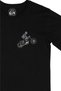 Biker Skull Black T-Shirt with Pocket Logo Design - 2