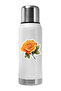 Orange Rose Sticker Car, Motorcycle, Helmet, Laptop, Glass Sticker 13X12 cm - 5