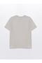 Lcw Kids Beige Oversize Crew Neck Boys' T-Shirt - 4