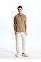 Lcw Vision Matte Mint Green Polo Collar Short Sleeve Men's T-Shirt (S4) - 6