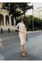 Full Fisher Straight Skirt Women's Knitting Suit