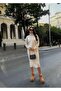 Full Fisher Straight Skirt Women's Knitting Suit - 4