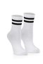 4 Pairs Economic Package Men Women Unisex Socks Socket Long Tennis Socks Striped College Socks - 2
