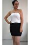 Ecru (Off-White) Strapless Combed Viscose Badi Tank Top T-Shirt