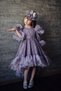 Special Design Girls' Vintage Tiara Accessorized Evening Dress