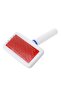 Cat Dog Feather Combing Pets Brush with Wire White - 4