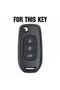 Renault Megane 4 Clıo 5 Koleos Silicone Key Case (Black) - 2