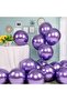 Pack of 10 Metallic Purple Balloons