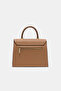 Women's Bag Queen Maxi Size Camel Lockable Women's Handbag - 3