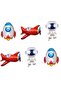 18" Foil Balloon - 6-Piece Space Theme Set - 2