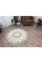 100X100 Size Nayla, Bath Mat, Jute Gift, Dowery, Living Room, Kitchen, Balcony - 2