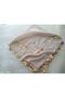 Handmade Coin Sequin Writing, Cheesecloth Yemeni, Scarf, 4 Edges Embroidered