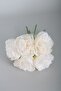 Artificial Flower 5 Blooming Luxury Peony Rose Bouquet Off White - 2