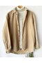 Men's Thick Fleece Oversize Buttoned Jacket