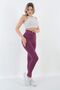 Women's Purple High Waist Elastic Firming Tights Recovery Slimming Feature - 4