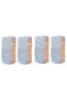 Premium Twisted Ecru 3 mm Macrame Thread - 1 kg 3 Twist - 3