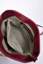 Women's Print Claret Red Shoulder Bag 05PO22Y1546 - 4
