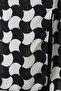 Limited Edition Siyah Geometrik Desenli Düz Kesim Midi Dokuma Elbise TWOAW25EL00290 - 8