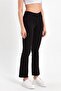 Penolope Women's Miha Flared Leg Non-Fading Black Pants 2024 Jeans - 3