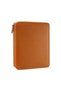 0283 Boxed - Panama Zipper Folder Organizer, Brown, 14.8x21cm, 80yp Striped D - 2