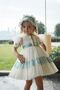 Girls' Vintage Children's Dress with Hair Accessory, Special Design - 4