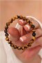 Natural Stone Bracelet Tiger's Eye Unisex Balance - Self-Confidence - Strength - Courage - Chakra - Positive Energy
