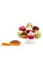 Bybirgül Yellow 12 Piece Silicone Mini Cake Mold, Browni Mold, Muffin Mold 12 Pieces - 2