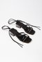 Women's Ankle Strap Stoned Transparent Heel Evening Dress Shoes - 2
