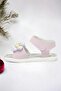 Girl's Sandals - Flower Detailed - 3