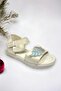 White Winged Girl's Sandals