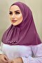 نموذج وشاح شال جاهز للنساء من القطن الممشط مع أزرار كبس - 2