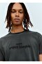 Maison M. Reverse Logo Loose Fit Black Tshirt