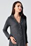 Women's Long Sleeve Stretchy Cotton Fabric Maternity Nightgown - 8
