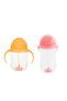 Orange and Pink 6 Months+207 ml and 12 Months+297 ml Click Lock Spout Drinking Cup - 3
