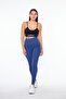 High Waist Hip Shaping Leggings with Gathered Hips and Extra Push up Seamles in Navy Blue - 8