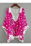 Back Embroidered Beach Dress with Pompom Detail - 2