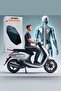 Motorcycle Leather Comfort Saddle Universal Extra Thick Visco Sponge Rider Seat Pad - 2