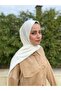 Combed Cotton Shawl Off White - Tough, Non-Slip, Triangular Front Can Be Made