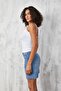 White Thin String Strap Cotton Basic Undershirt 27274 - 2