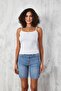 White Thin String Strap Cotton Basic Undershirt 27274 - 4