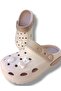 Women's Slippers with Stone Emojis, Sandals with High Soles - 5